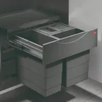 Kuchen herrmann Einbau-Abfallsammler ”Raumspar-Tandem-S 12/8/8” AS10485
