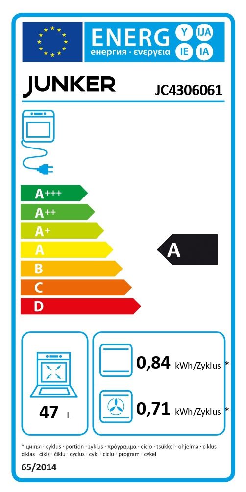 Junker JC4306061 Energielabel